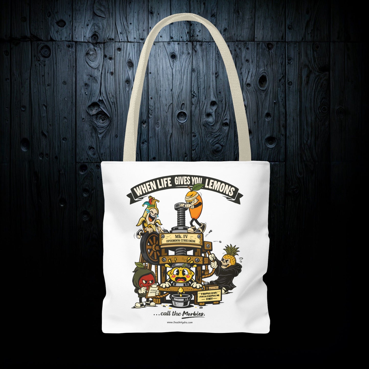 When Life Gives You Lemons… Call the Morbies Tote Bag