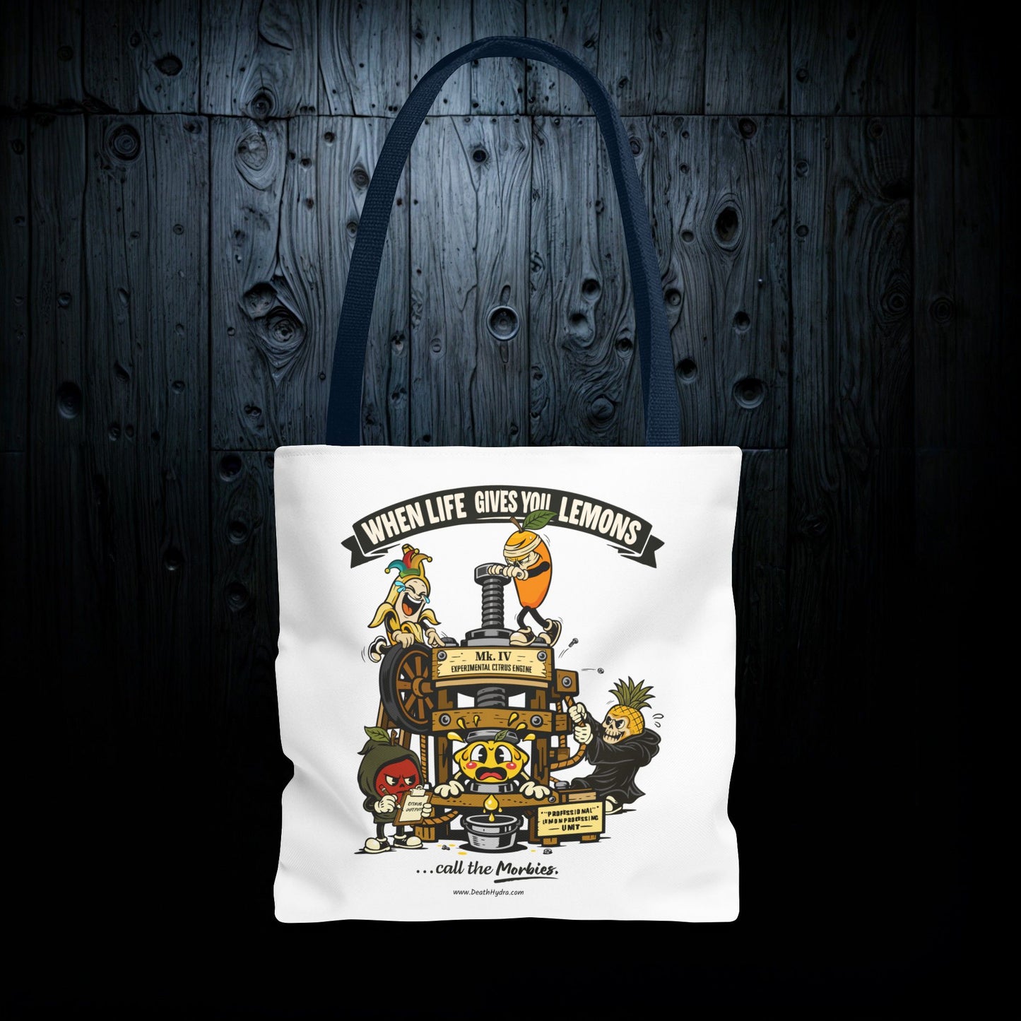 When Life Gives You Lemons… Call the Morbies Tote Bag