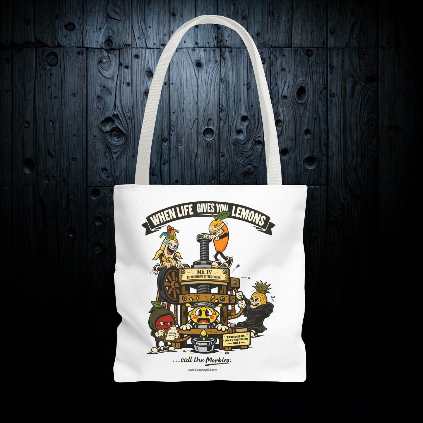 When Life Gives You Lemons… Call the Morbies Tote Bag