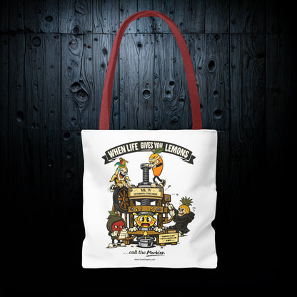 When Life Gives You Lemons… Call the Morbies Tote Bag