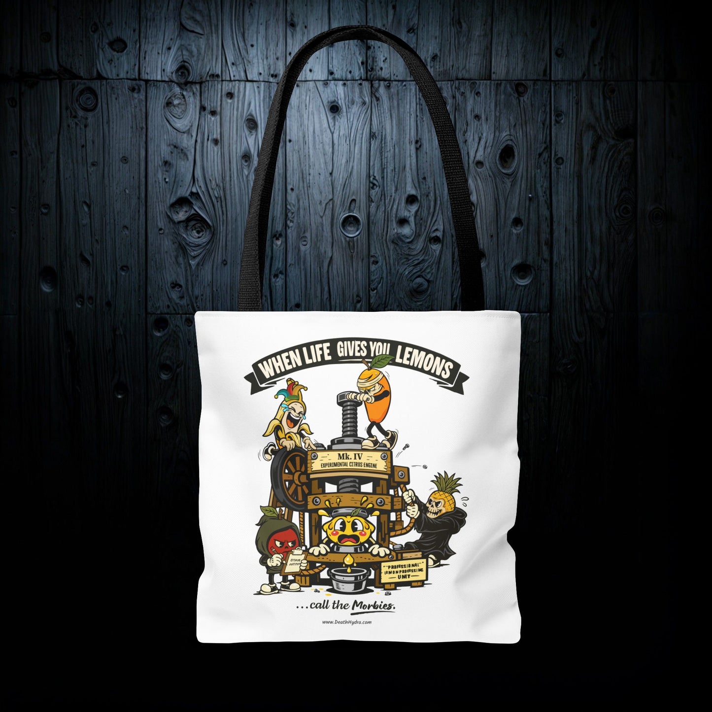 When Life Gives You Lemons… Call the Morbies Tote Bag