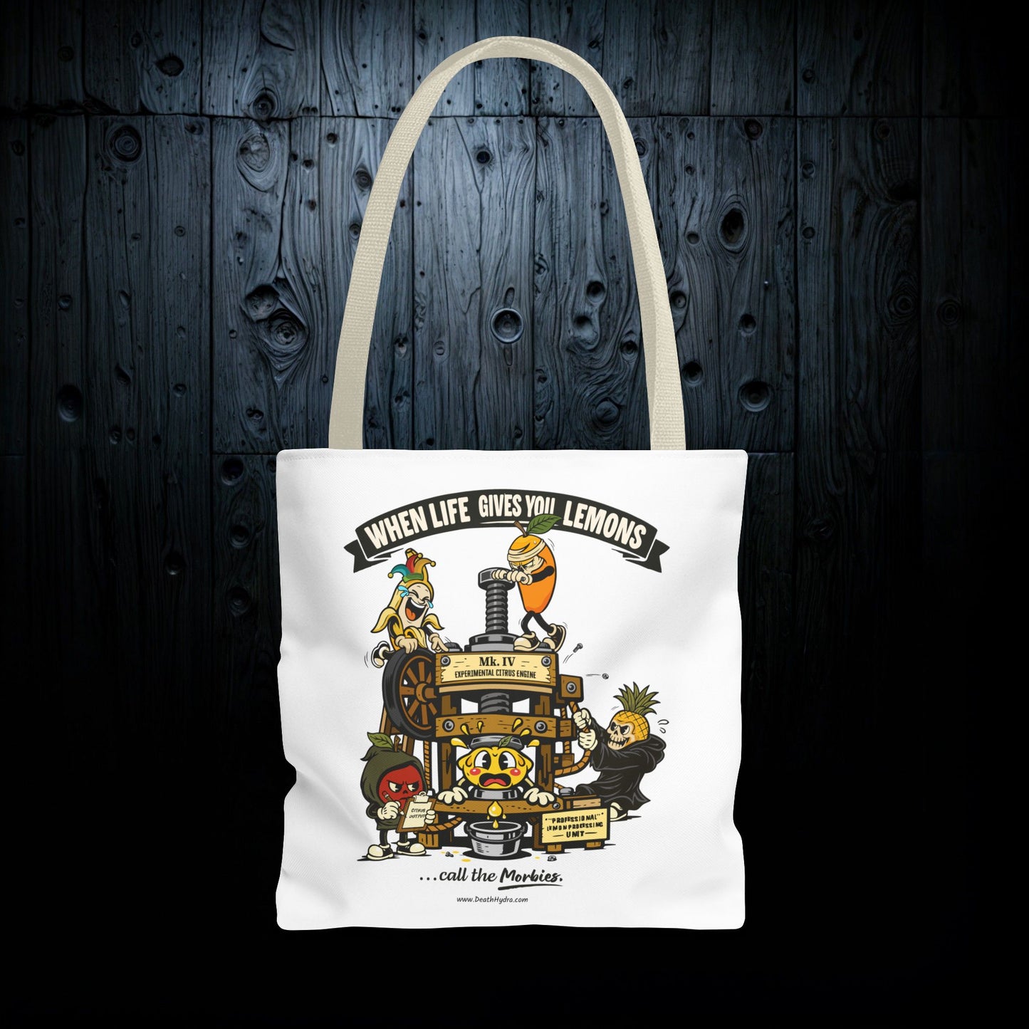 When Life Gives You Lemons… Call the Morbies Tote Bag