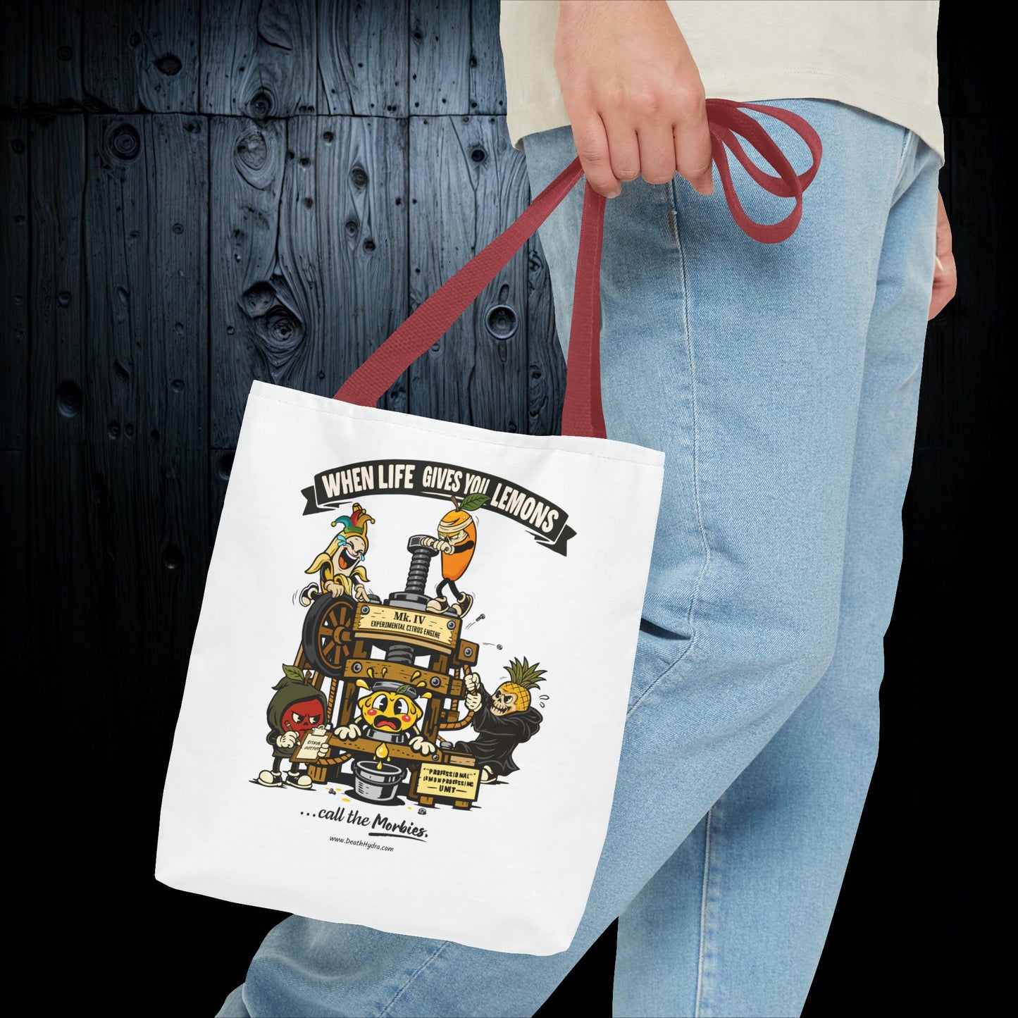 When Life Gives You Lemons… Call the Morbies Tote Bag