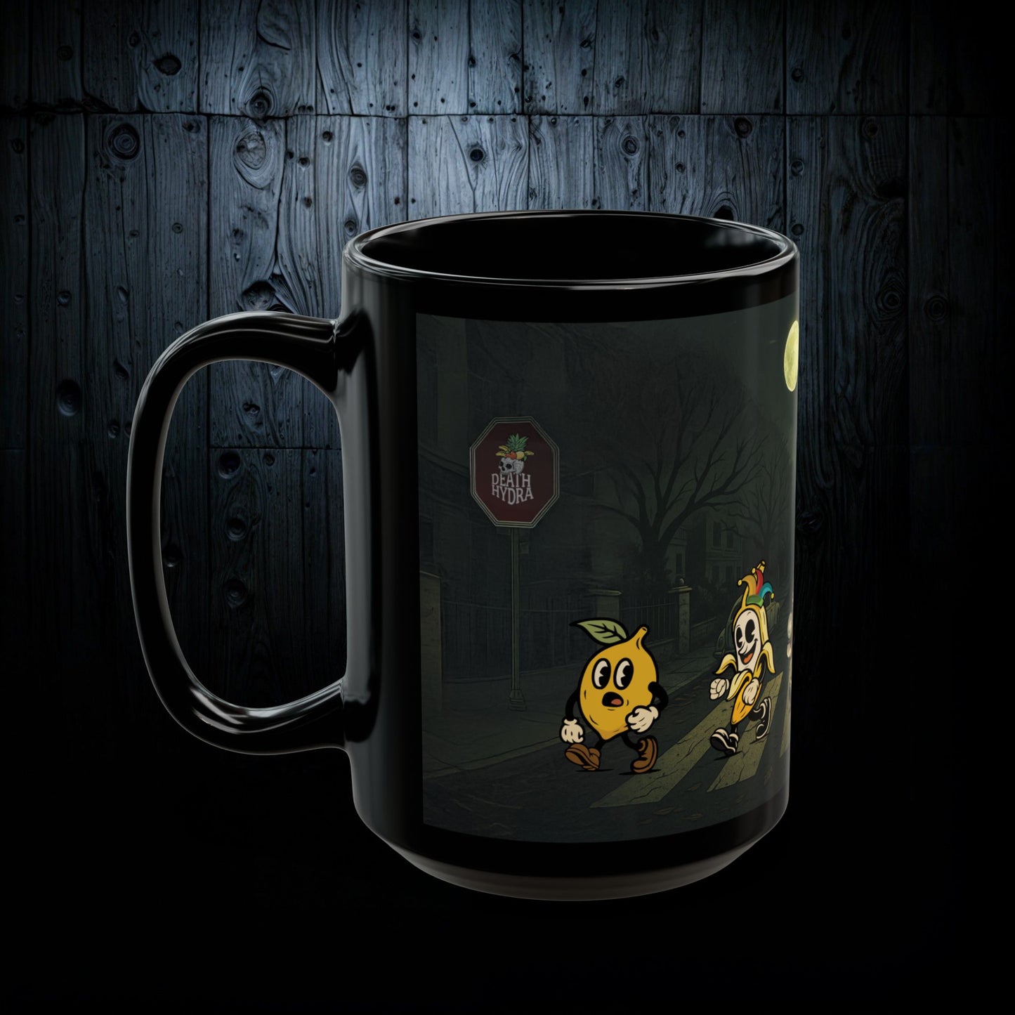 DeathHydra Black Coffee Mug – Warm Your Soul (11oz, 15oz)