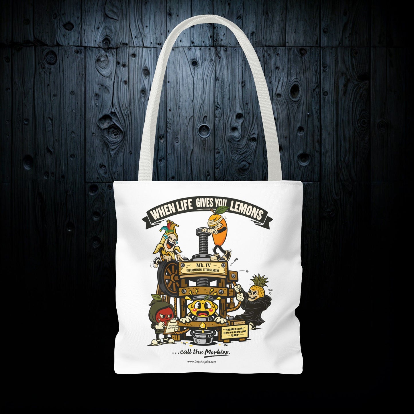When Life Gives You Lemons… Call the Morbies Tote Bag